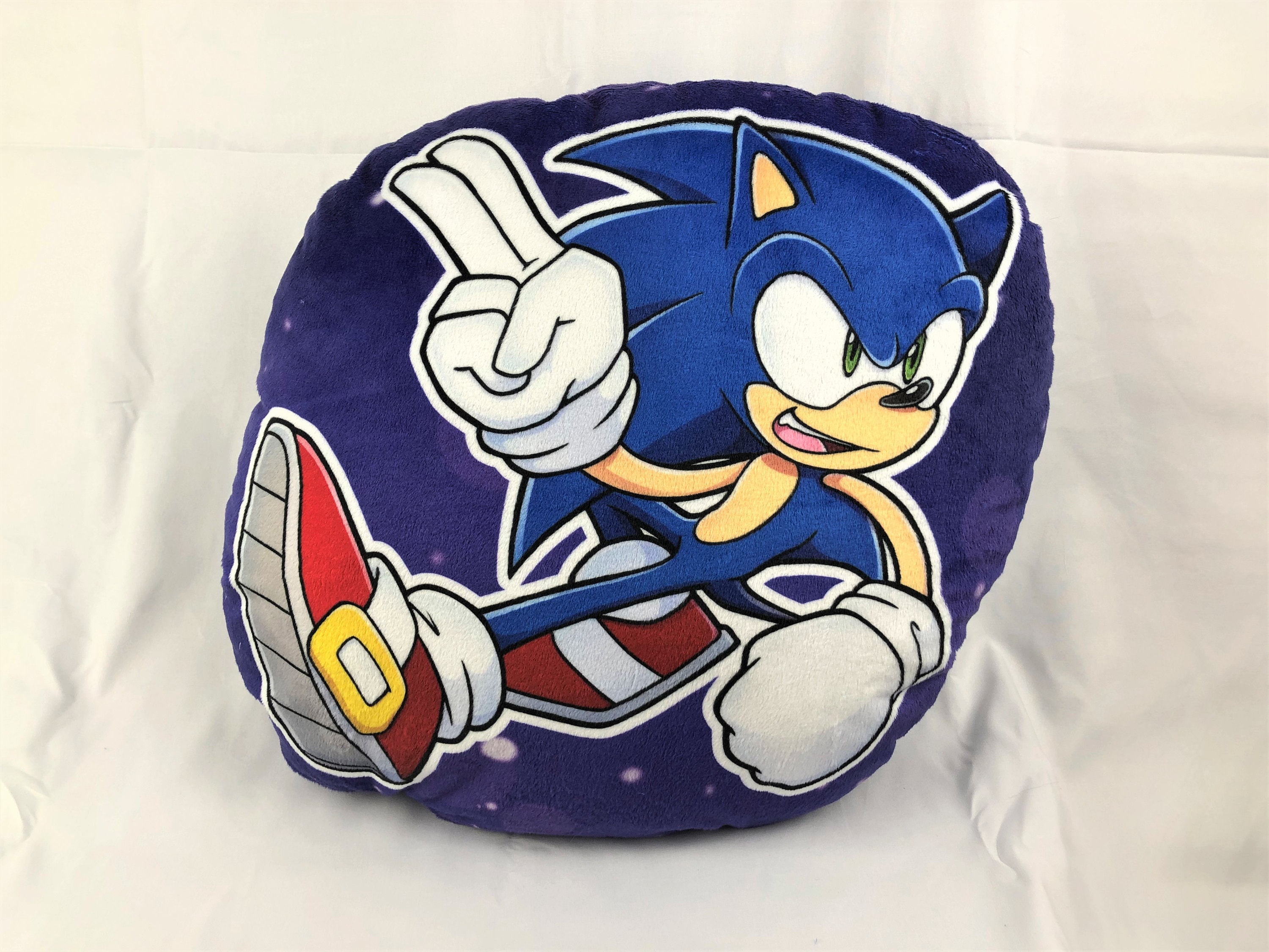 Super Soft Sonic The Hedgehog Plush Pillow Etsy
