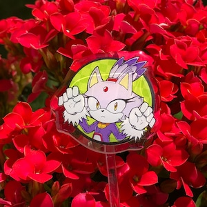 Blaze the Cat Acrylic Pin