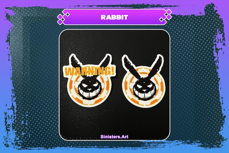 Rabbit Logo Devil May Cry Sticker - Etsy