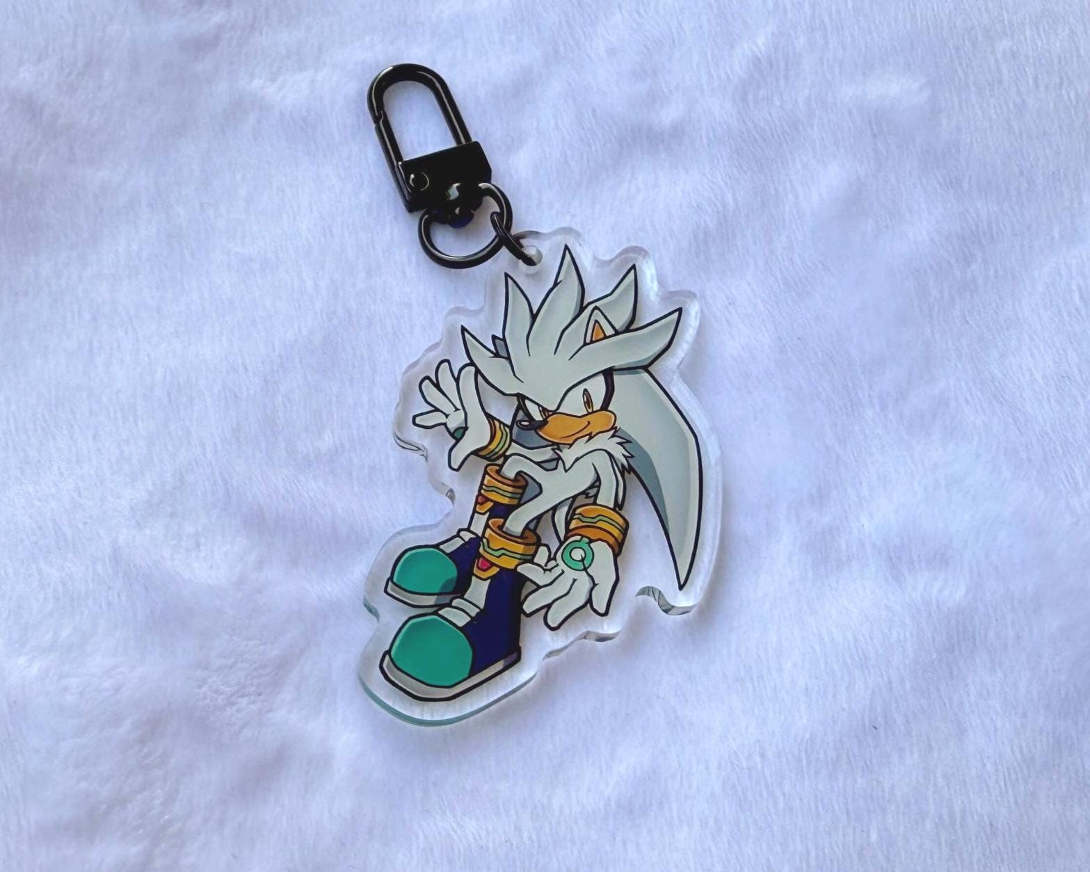 Metal sonic keychain - Etsy 日本