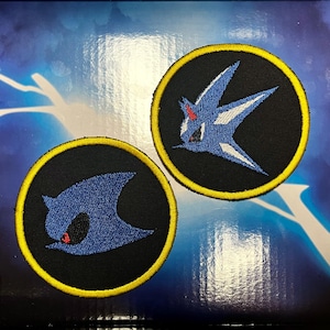 Metal Sonic & Neo Metal Sonic Embroidery Patch