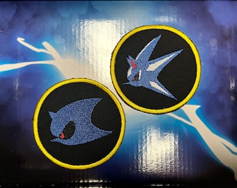 Metal Sonic & Neo Metal Sonic Embroidery Patch