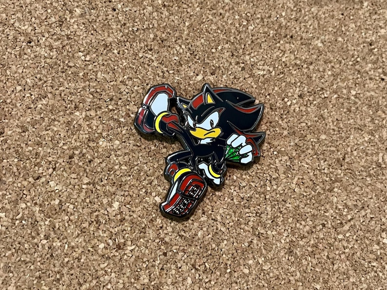 Shadow The Hedgehog Enamel Pin image 8