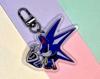 Neo Metal Sonic Acrylic Keychain
