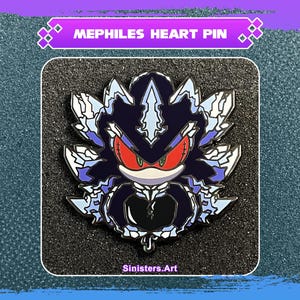 Mephiles the Dark Enamel Pin