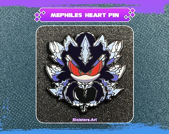 Mephiles the Dark Enamel Pin