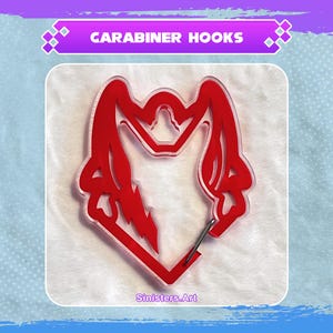 Infinite Carabiner Hook Acryl Keychain Bild 1