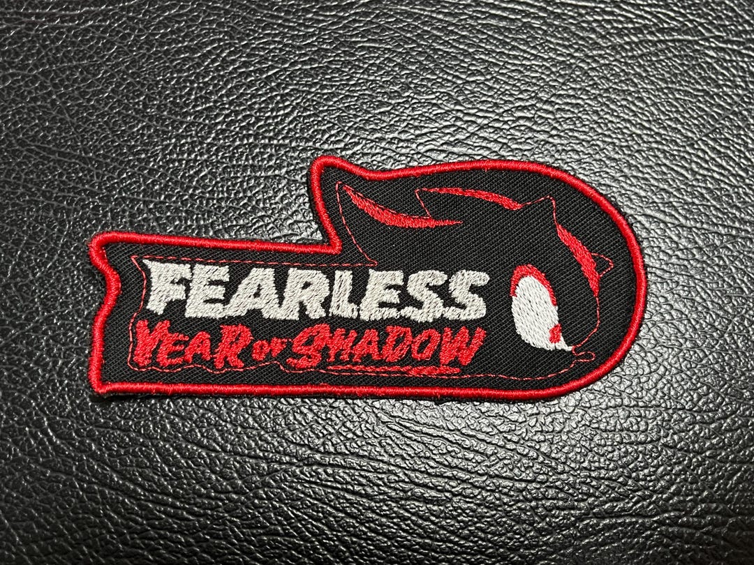 Fearless Year of Shadow Embroidery Patch - Etsy