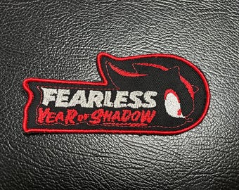 Patch bordado &quot;Ano da Sombra Destemido&quot;