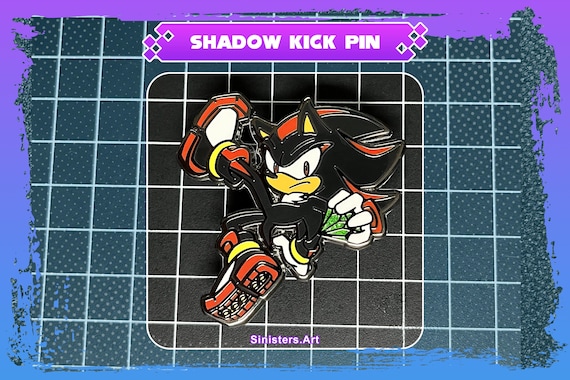 Shadow The Hedgehog Enamel Pin