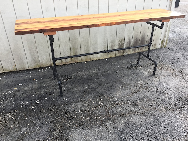 Raise the Bar Outdoor Patio Bar Table Reclaimed Wood Dining Etsy