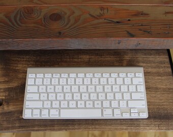 Keyboard Tray Reclaimed Wood Desk Add On Reclaimed Wood Sliding Keyboard Tray Desk Drawer Tray