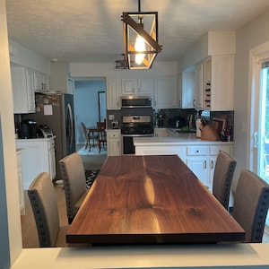 Breakfast Bar Table, Solid Walnut Bar Table, Pub Table, Dining Table