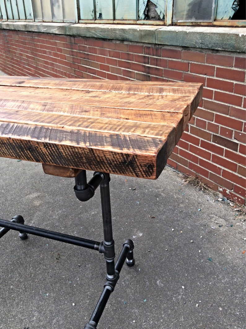 Raise the Bar Outdoor Patio Bar Table Reclaimed Wood Dining Etsy