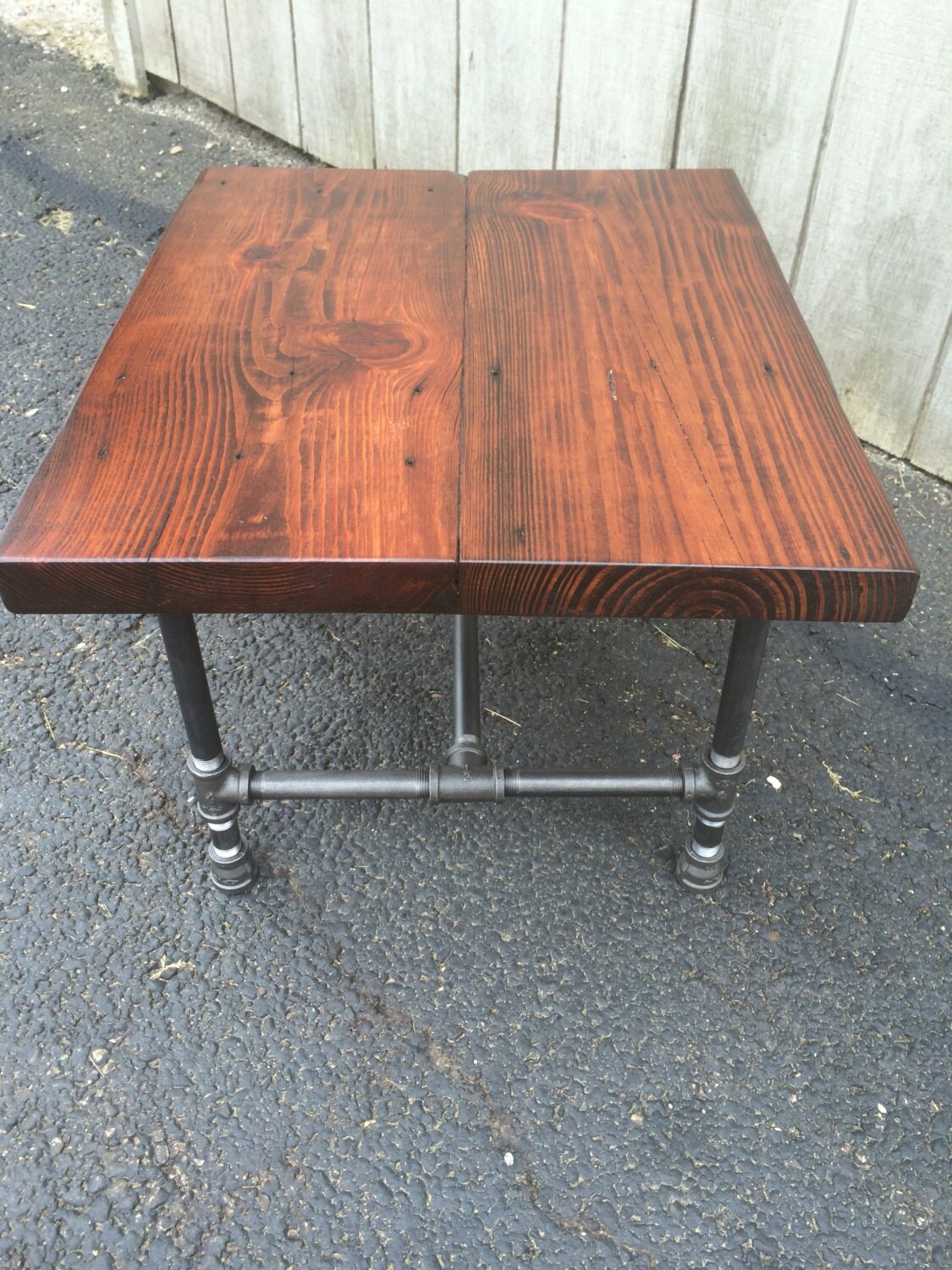 The Perfect Little Side Table Reclaimed Wood Side Table Etsy