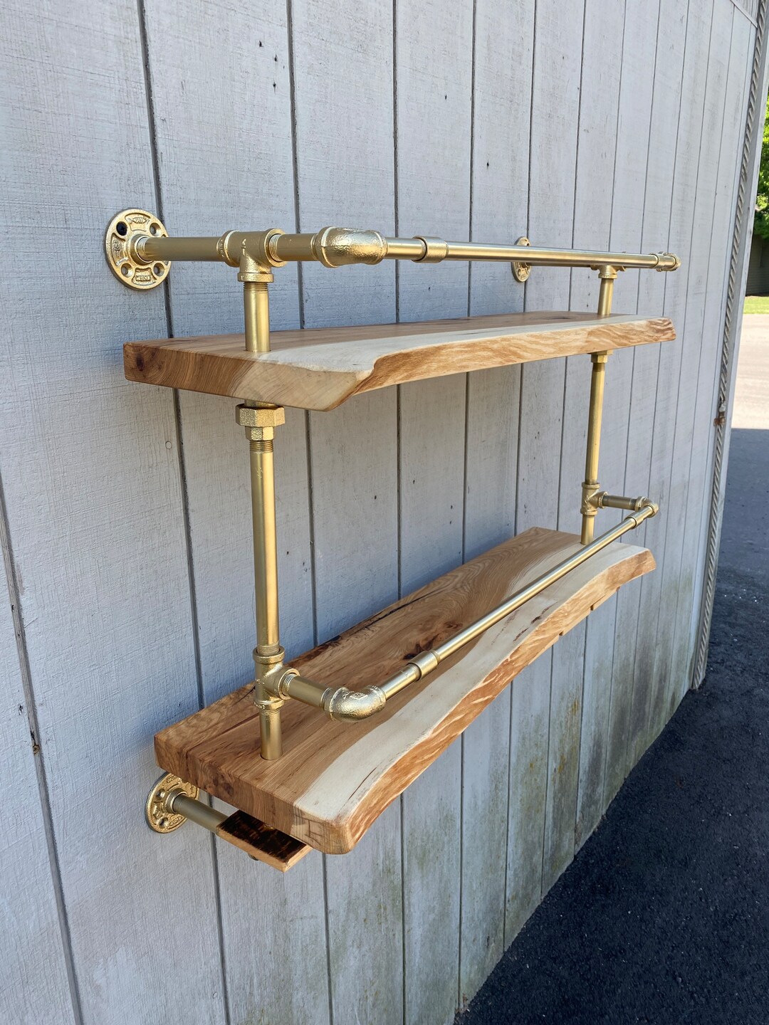 Copper Bar Shelf Wine Glass Rack Bottle Bar Shelf Bookshelf Bourbon Shelf With Copper Pipe Brass