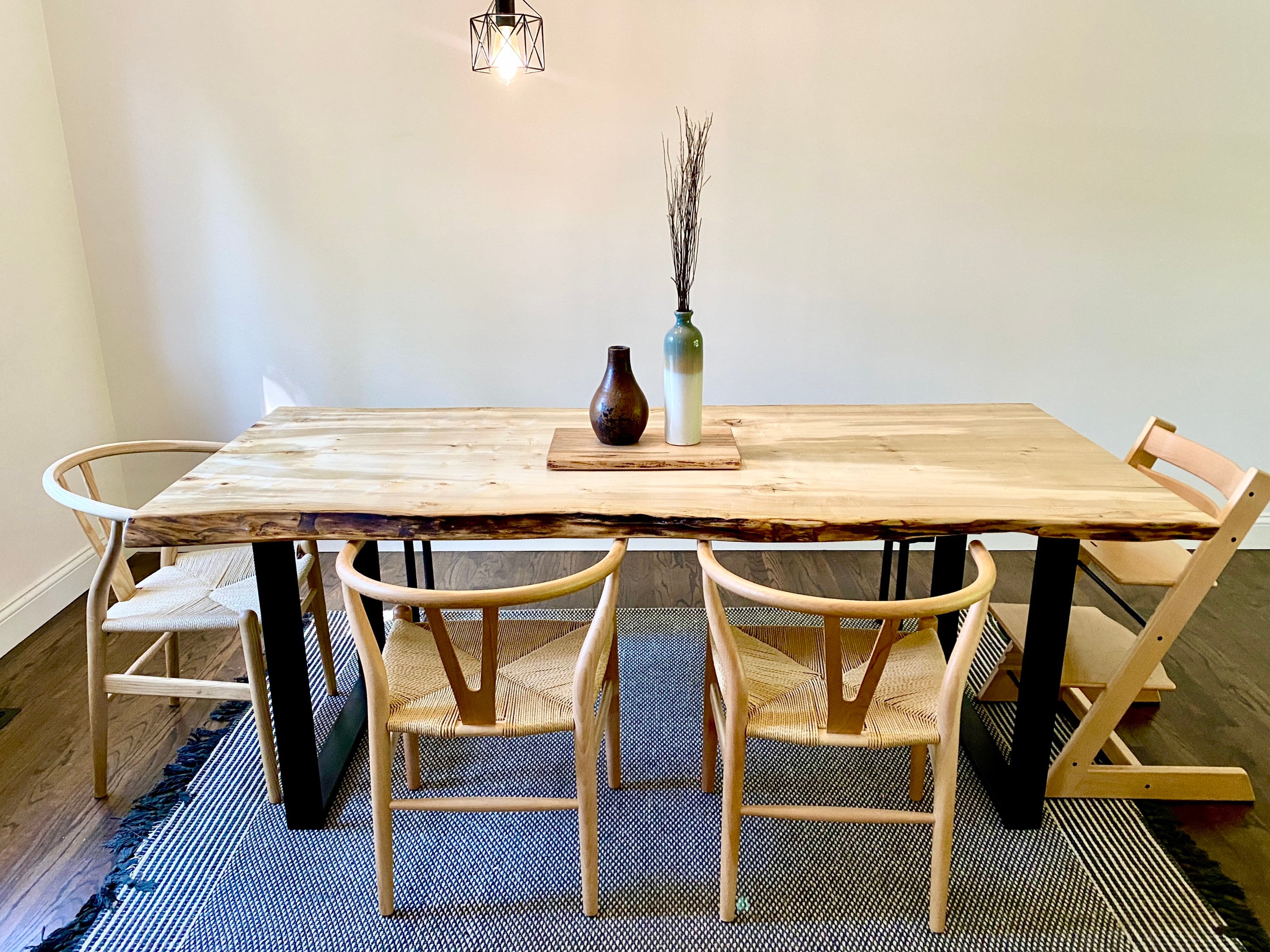 Brooklyn Dining Table, Blonde Yukas – High Fashion Home