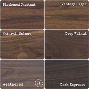 Wood Stain Samples - Hard Wax Oil Finish Color Choices image 4