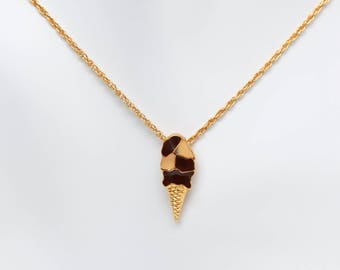 Vintage Ice Cream Necklace NOS