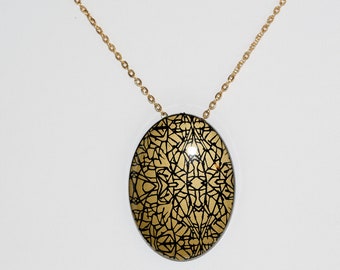 Black & Gold Necklace