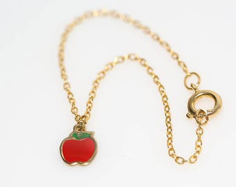 Apple Charm Bracelet