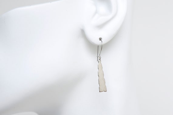 Etched Mid-Century Earrings - image 2