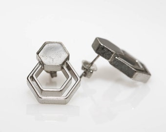 Hexagon Earrings