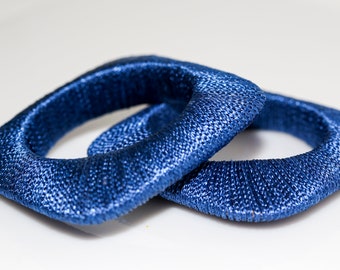 Blue Square Wrap Bracelet