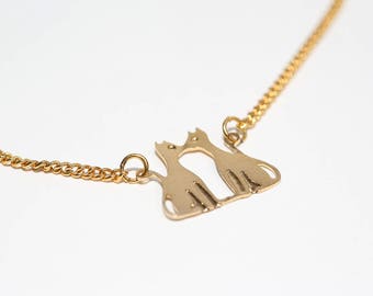 Love Cats Necklace