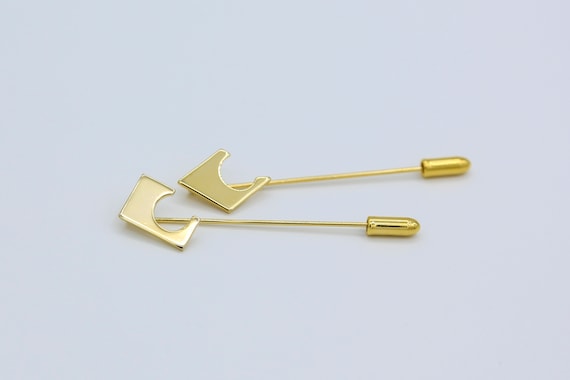 Vintage Mod Cutout Stick Hat Pin Brooch – NOS