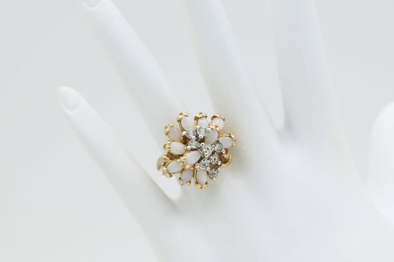 Vintage Sarah Coventry 1978 Romantic Cluster Ring… - image 6