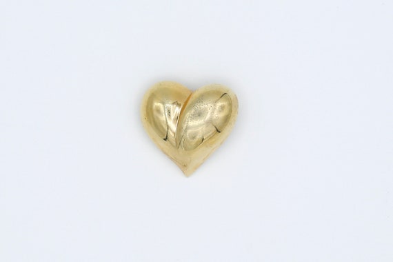 1982 Sarah Coventry "Affection" Pin Brooch Gold Tone Heart RARE Vintage 80s