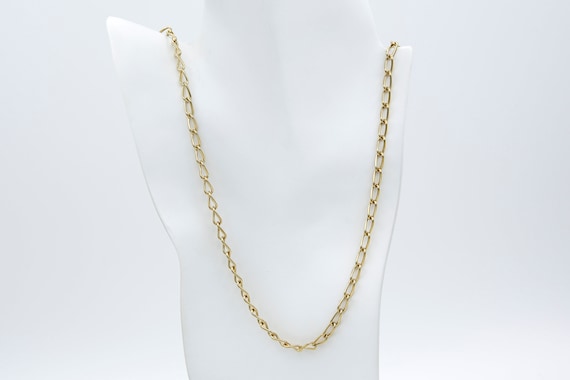 Vintage Sarah Coventry 1974 GOLDEN CHAIN 24" Necklace Gold Tone Layering Rare NOS