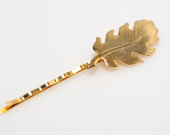 Gold Leaf Hair Pin