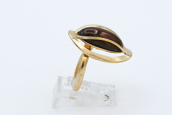 1977 Sarah Coventry PREMIER Ring 1977 Gold Tone A… - image 3