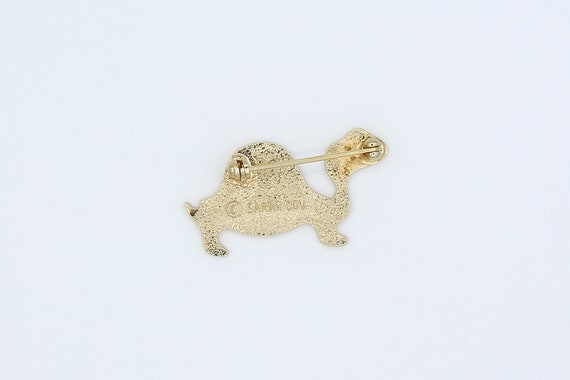 1968 Sarah Coventry "Slow Poke" Pin Brooch Gold T… - image 3