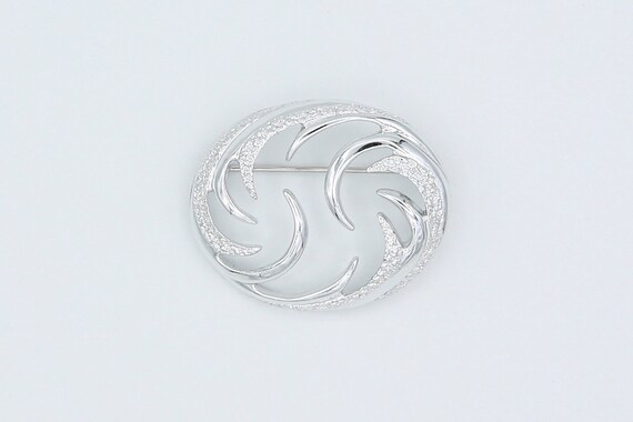 1978 Sarah Coventry CAROUSEL Pin Brooch Silver Tone RARE Vintage 70s