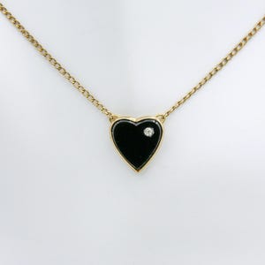 1970s Heart Necklace - Etsy