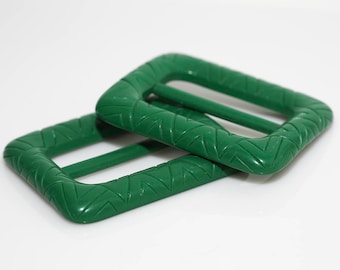 Green Scarf Buckle