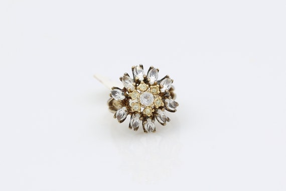Vintage Sarah Coventry "Gleamer" Ring 1978 18kt HGE Gold Tone Hostess Bonus RARE Size 6