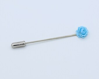 Blue Flower Stick Pin - Vintage NOS