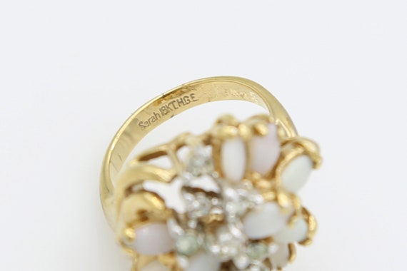 Vintage Sarah Coventry 1978 Romantic Cluster Ring… - image 5