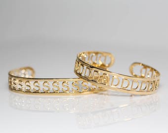 Gold Initial Bracelets