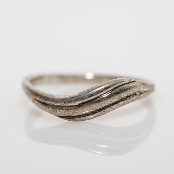 Antique Thick Layer Silver Ring main image 0
