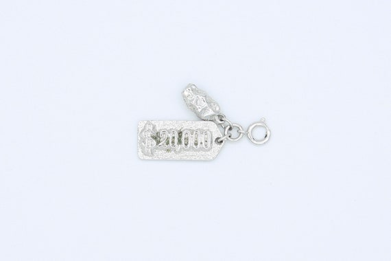 Vintage Sarah Coventry 20000 DOLLAR Nugget Sales Award Reward Charm Silver Tone Rare
