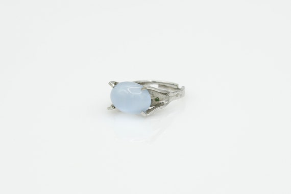 Vintage Sarah Coventry Beauty Glo Ring 1966 Silver Tone Adjustable