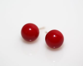 Red Dot Earrings