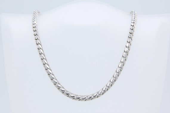 Vintage Sarah Coventry 1977 CAREFREE CHOKER Silve… - image 1