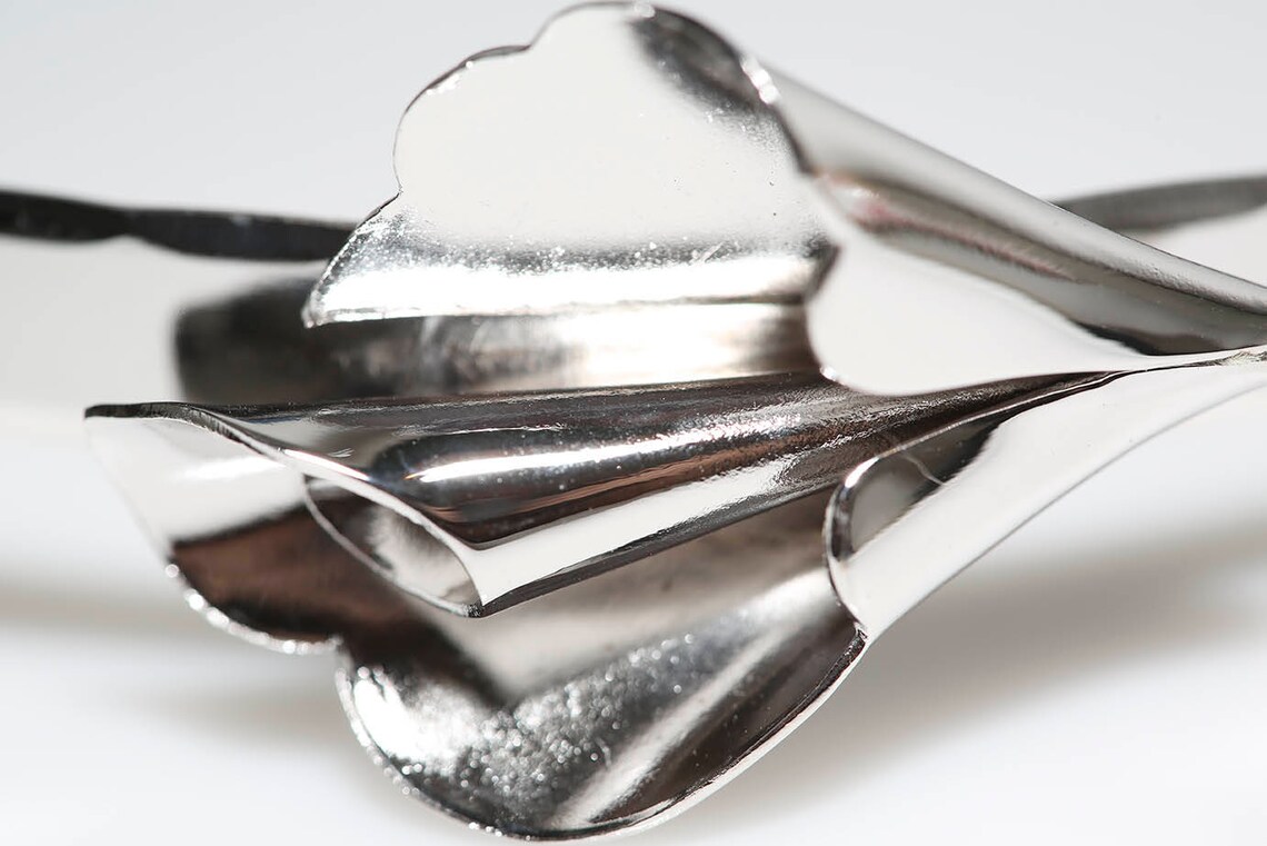 calla lily headpiece