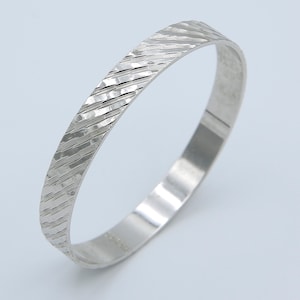 Silver Bangle 1976 - Etsy